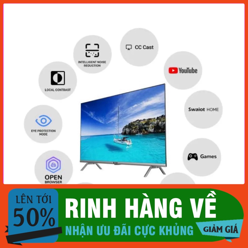 Smart TV HD Coocaa 32 Inch Wifi - Model 32S3U - Miễn phí lắp đặt