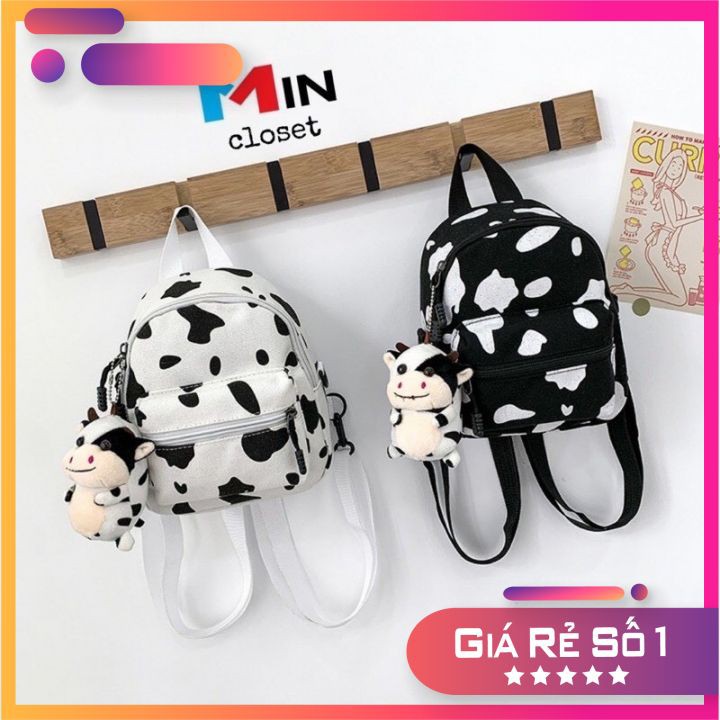 [Rẻ Vô Địch] Balo Mini 💖 𝑭𝑹𝑬𝑬𝑺𝑯𝑰𝑷 💖 Balo Nữ BÒ SỮA Dễ Thương - B01 cực trẻ trung, dễ thương