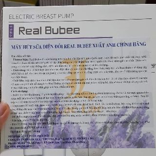 Máy hút sữa điện đôi real bubee