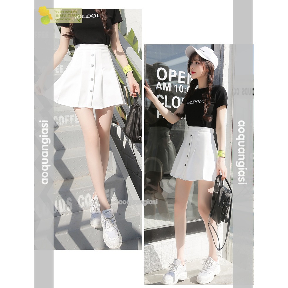 Chân Váy Xếp Ly Phối Nút Sara Nữ Tính mt168, MT772, MT773 | BigBuy360 - bigbuy360.vn