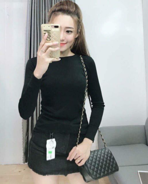 🐦Áo thun tay dài thun gân 🐤 | BigBuy360 - bigbuy360.vn