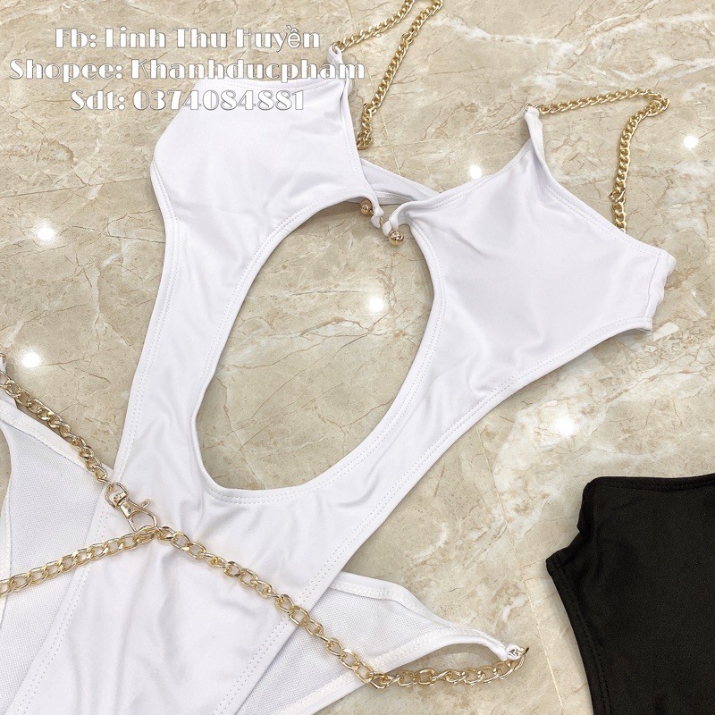 Bikini hai mảnh sexy, quyến rũ, dây xích, hàn quốc, đồ tắm biển, đồ bơi 💢