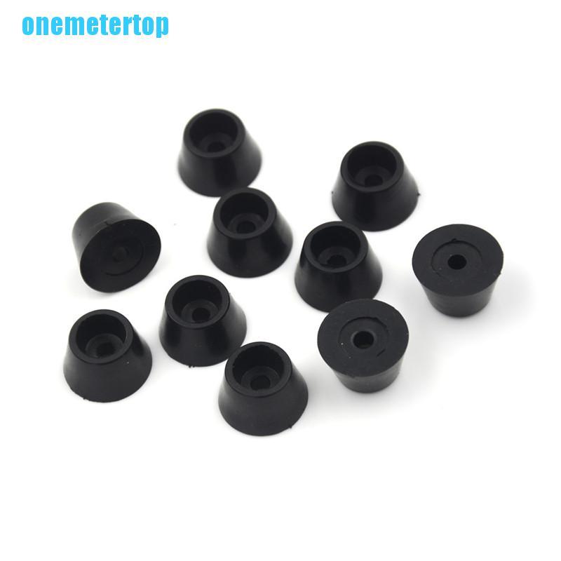 Set 10 Đệm Cao Su Tròn Màu Đen Lót Chân Tủ