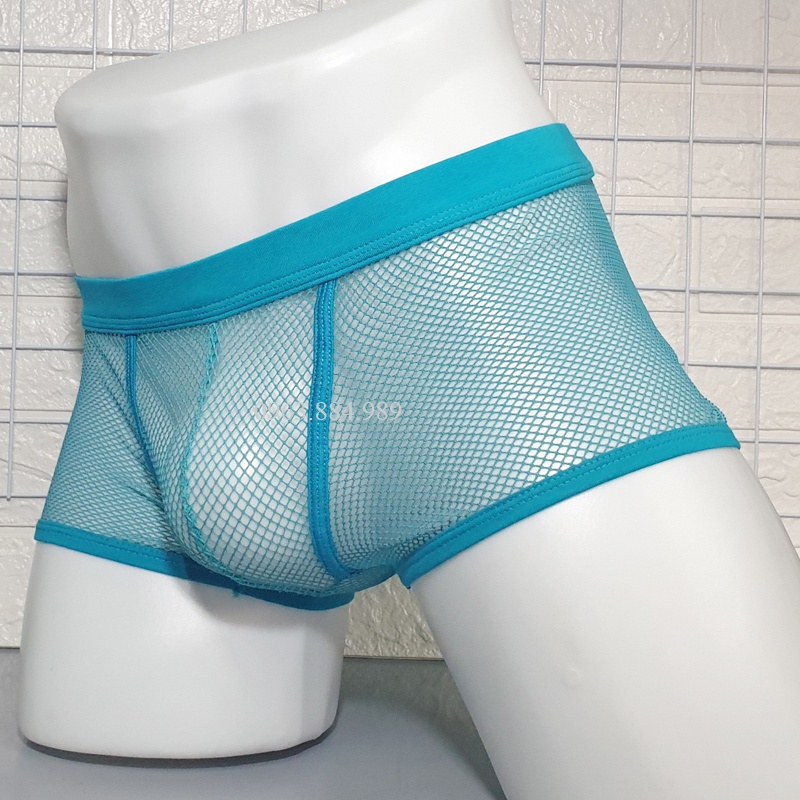 Quần lót nam chất thun lưới dạng sịp đùi SX.06 nhiều màu đẹp, chất độc đáo- giao hàng an toàn cho anh em