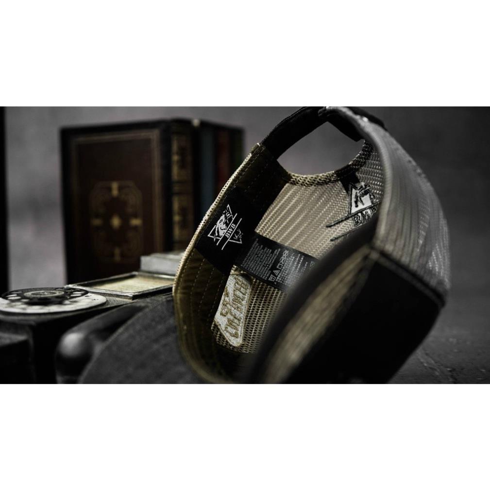 NÓN LƯỠI TRAI CAFERACER LOGO NỔI CHẤT VẢI COTTON PHỐI LƯỚI HÀN QUỐC CAO CẤP