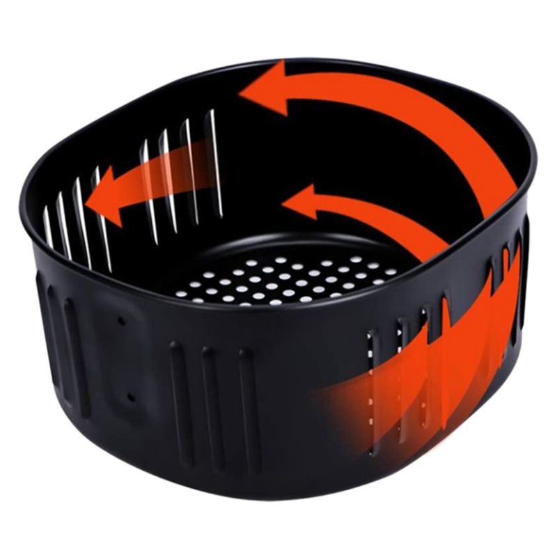 Giỏ khí màu đen thay thế cho nồi chiên không dầu Power XL DASH Gowise USA Cozyna 5.5Qt