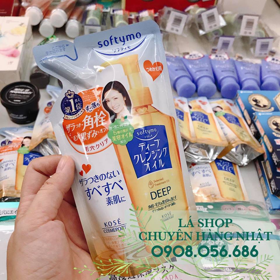 *** Dầu tẩy trang Kose Softymo Deep Cleansing Oil