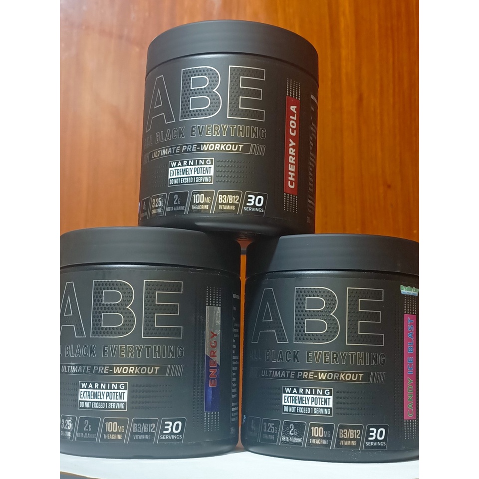 Tăng sức mạnh ABE Pre workout Vị Energy -  Applied Nutrition 30 lần dùng