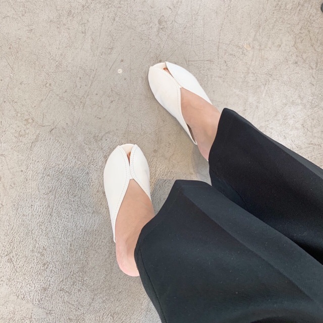 Giày sục mũi bầu fashion [ FULLBOX ] Sục đế thấp da mềm thời trang, phong cách dành cho nữ
