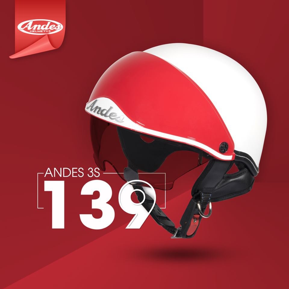 Nón bảo hiểm kính âm Andes M139 chính hãng cao cấp [GIÁ SỈ]