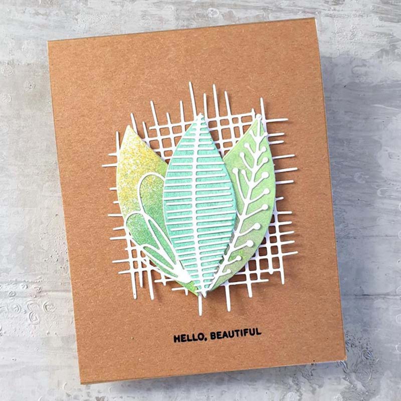 Khuôn cắt giấy trang trí thủ công kiểu lưới kim loại bắt mắt