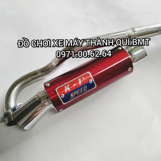 Bộ pô K1 đỏ độ Wave 110 RSX