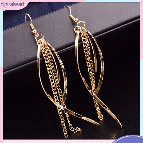 Bông tai dáng dài thời trang sang trọng cho nữ