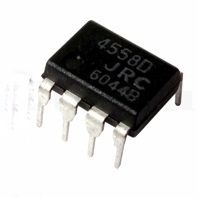 Set 10 IC  4558 khuếch đại âm thanh.