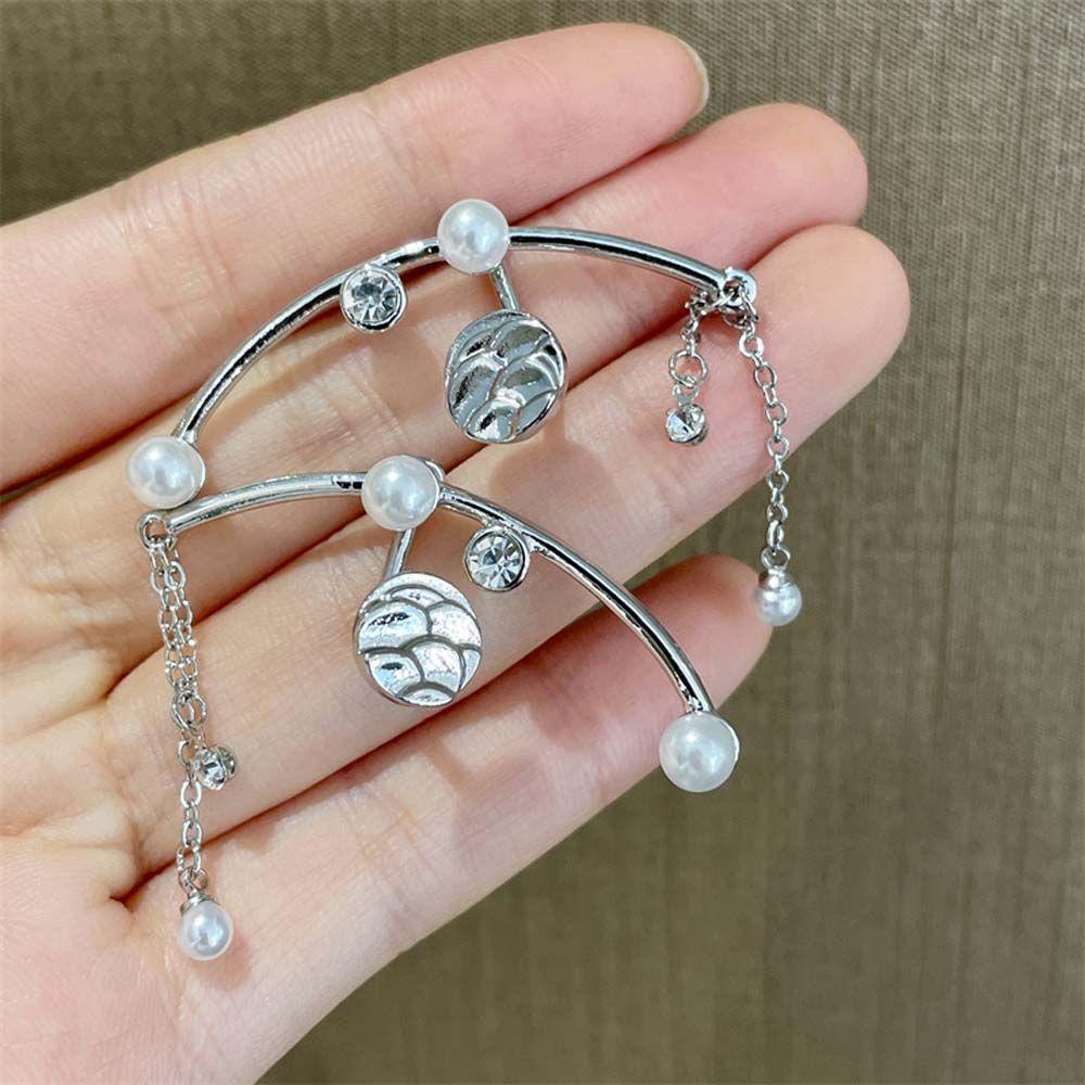 Khuyên Tai Lủng Lẳng Mặt Hình Học Đơn Giản Cho Nữ|Bông Tai Thời Trang Phong Cách Hàn Quốc