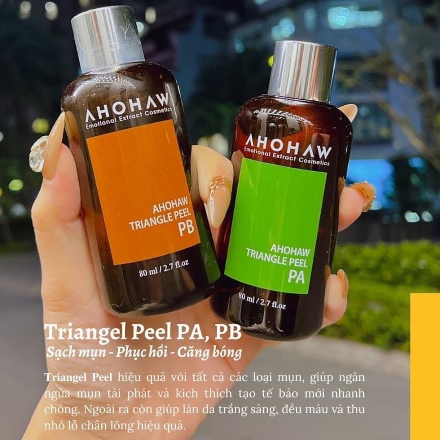 [ Công ty ] Tinh chất peel da Ahohaw Triangel Peel PA PB 80 ml