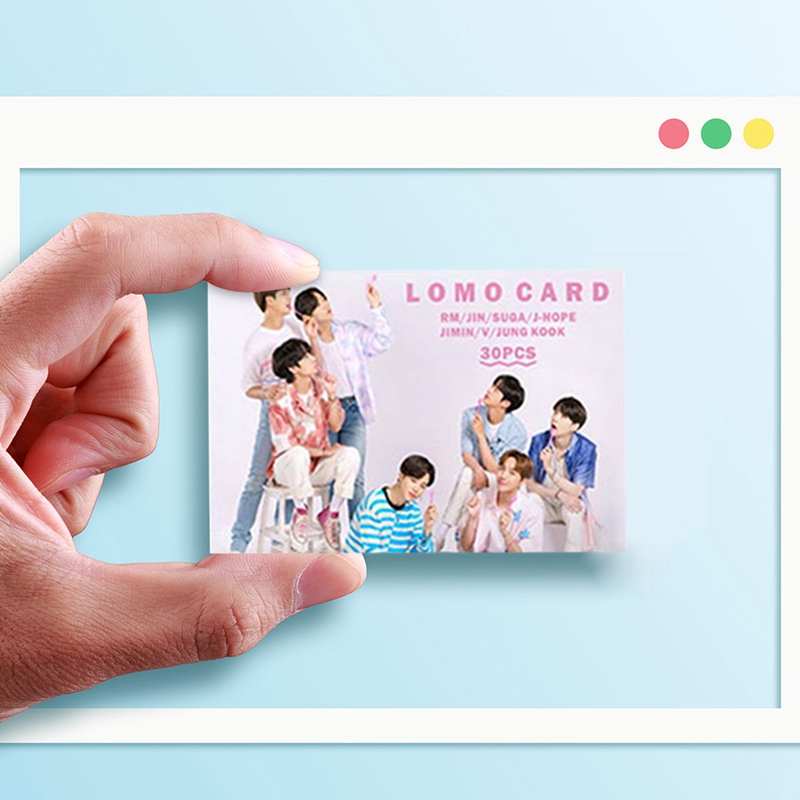 Hộp 30 Ảnh Lomo Card Nhóm Nhạc Bts