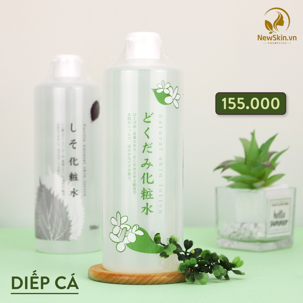 Nước Hoa Hồng Giảm Mụn Lotion Toner Diếp Cá - Tía Tô Dokudami Nhật Bản 500ml