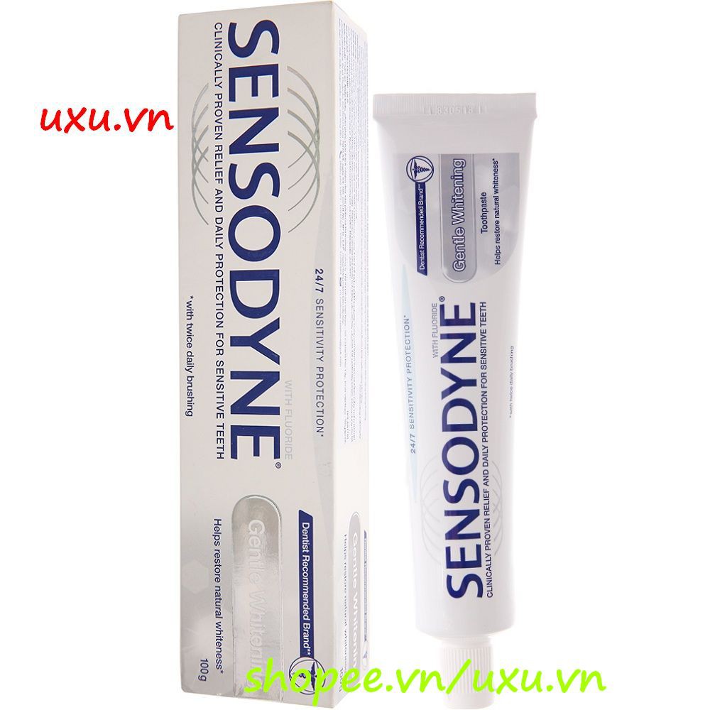 Kem Đánh Răng 100G Sensodyne Gentle Whitening Làm Trắng Răng Tự Nhiên, Với uxu.vn Tất Cả Là Chính Hãng.