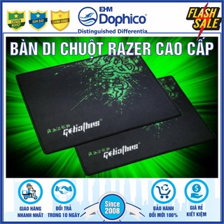 Miếng lót chuột chơi Game Razer, bàn di chuột cỡ lớn size 300x250x4mm mặt vải cao cấp bo viền độ chính xác cao