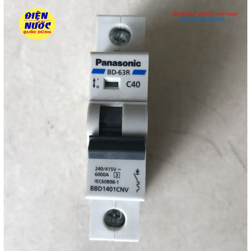 [  Panasonic Wide ] MCB 1 Pha Panasonic ( CB 1 tép Panasonic) 16A 20A 32A 40A 50A 63A