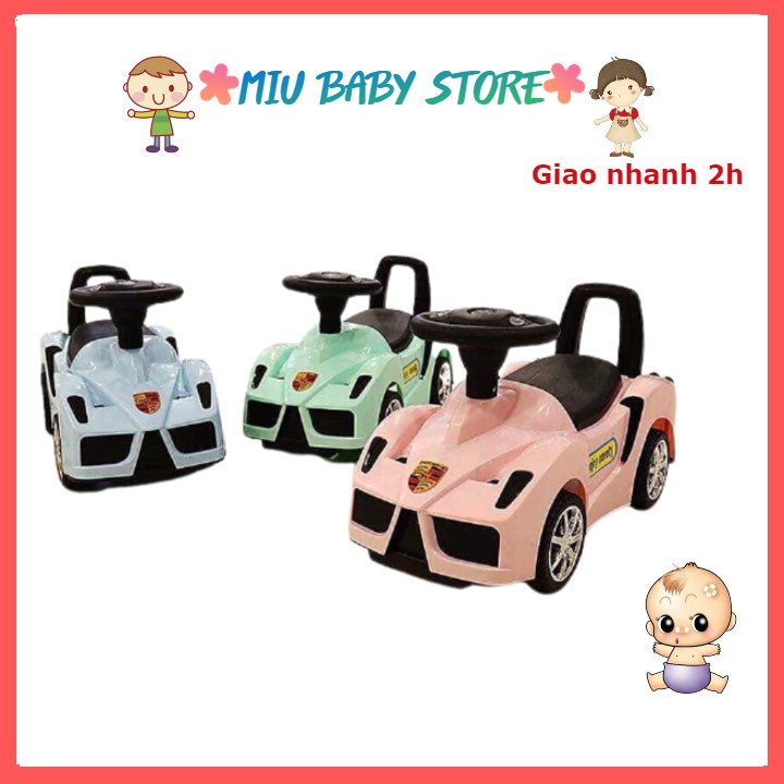 Xe chòi chân cho bé kiểu dáng ferrari xe ô tô chòi chân có nhạc , có đèn phù hợp cho bé từ 1 tuổi