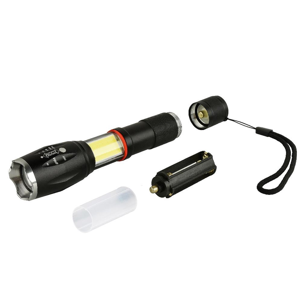 Đèn Pin siêu sáng tiện dụng T6 + COB LED 18650