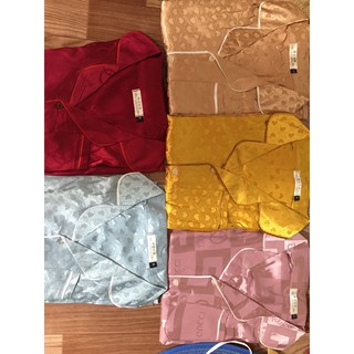 B27 Bộ Pijama Lụa Gấm Quần Lửng