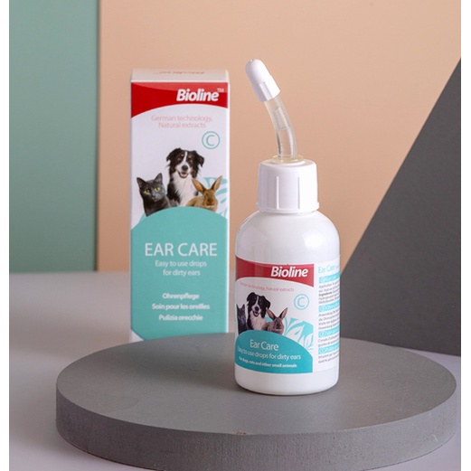 Nước Rửa Vệ sinh Tai Cho Chó Mèo Ear Care Bioline 50ml  Morning Pet Shop - Hỗ trợ trị viêm tai cho thú cưng