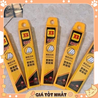 Hộp 10 lưỡi dao dọc giấy - dao trổ giấy sắc bén