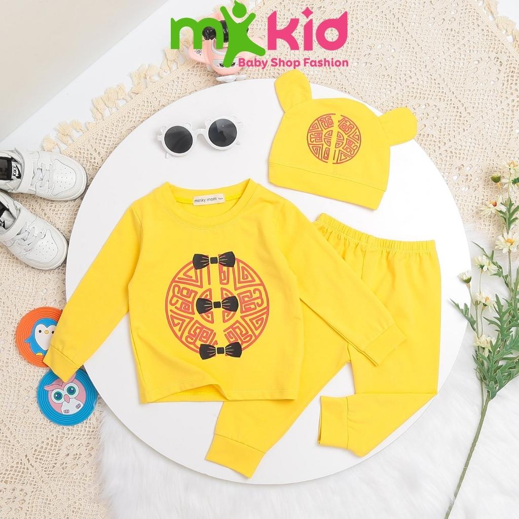 Đồ Tết Cho Bé  Cao Cấp  Bộ Minky Mom Tết 2022 Cho Bé Trai Bé Gái , Chất Cotton Siêu Co Giãn Thấm Hút Mồ Hôi Tốt