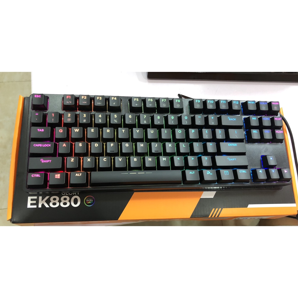 Bàn phím cơ DareU EK880 RGB Black