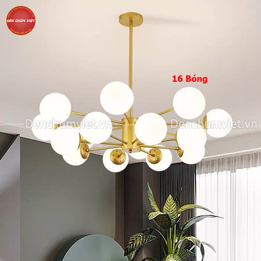 Đèn chùm decor nghệ thuật đơn giản hiện đại (Tặng kèm bóng)