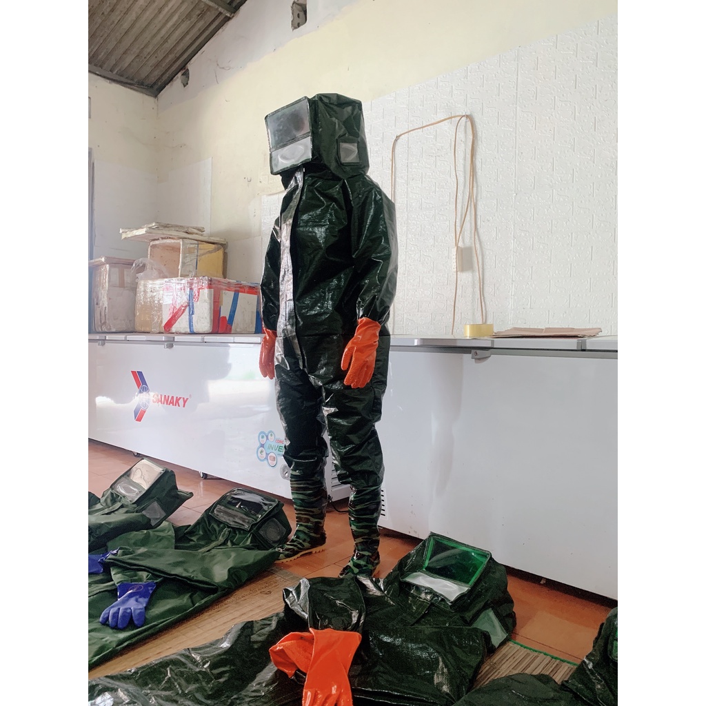 Áo bảo hộ bắt ong quạt 12v pin 32000mah