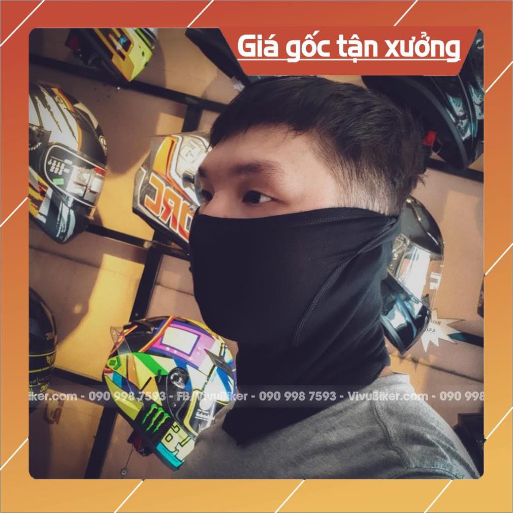 [Giống ảnh] Khăn trùm đầu Ninja M1 cao cấp form may Thái Lan siêu co giãn 4 in 1