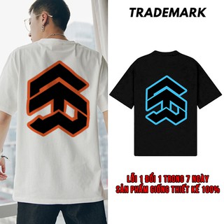 Áo Thun Unisex Tay Lỡ Logo FiveTheWay Đen Trắng, áo phông đen trắng phong cách streetwear