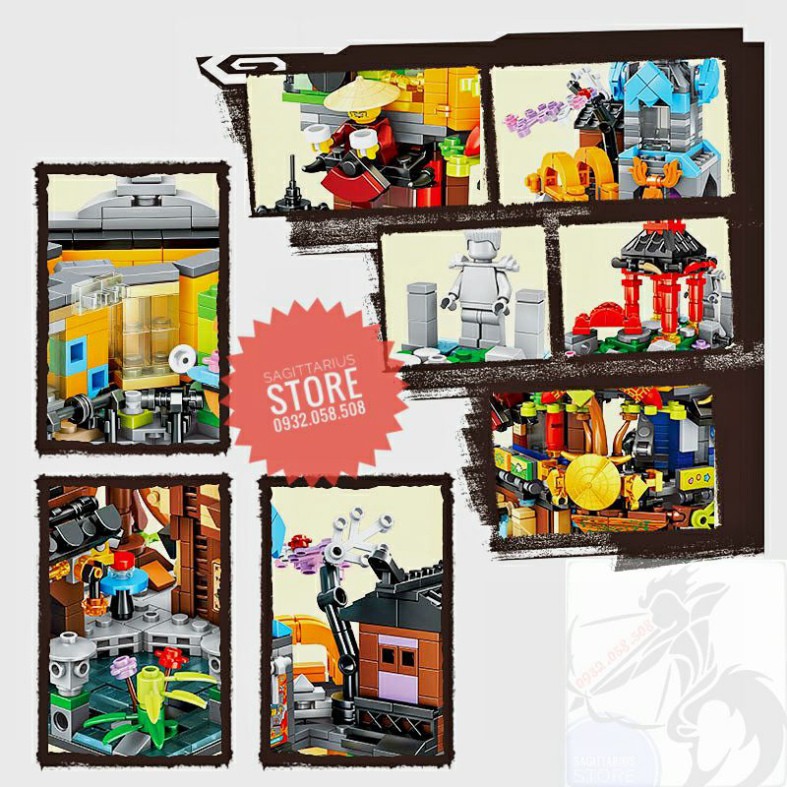 Bộ Lego Ninjago Lắp Ráp Tháp Lotto Ninja Building