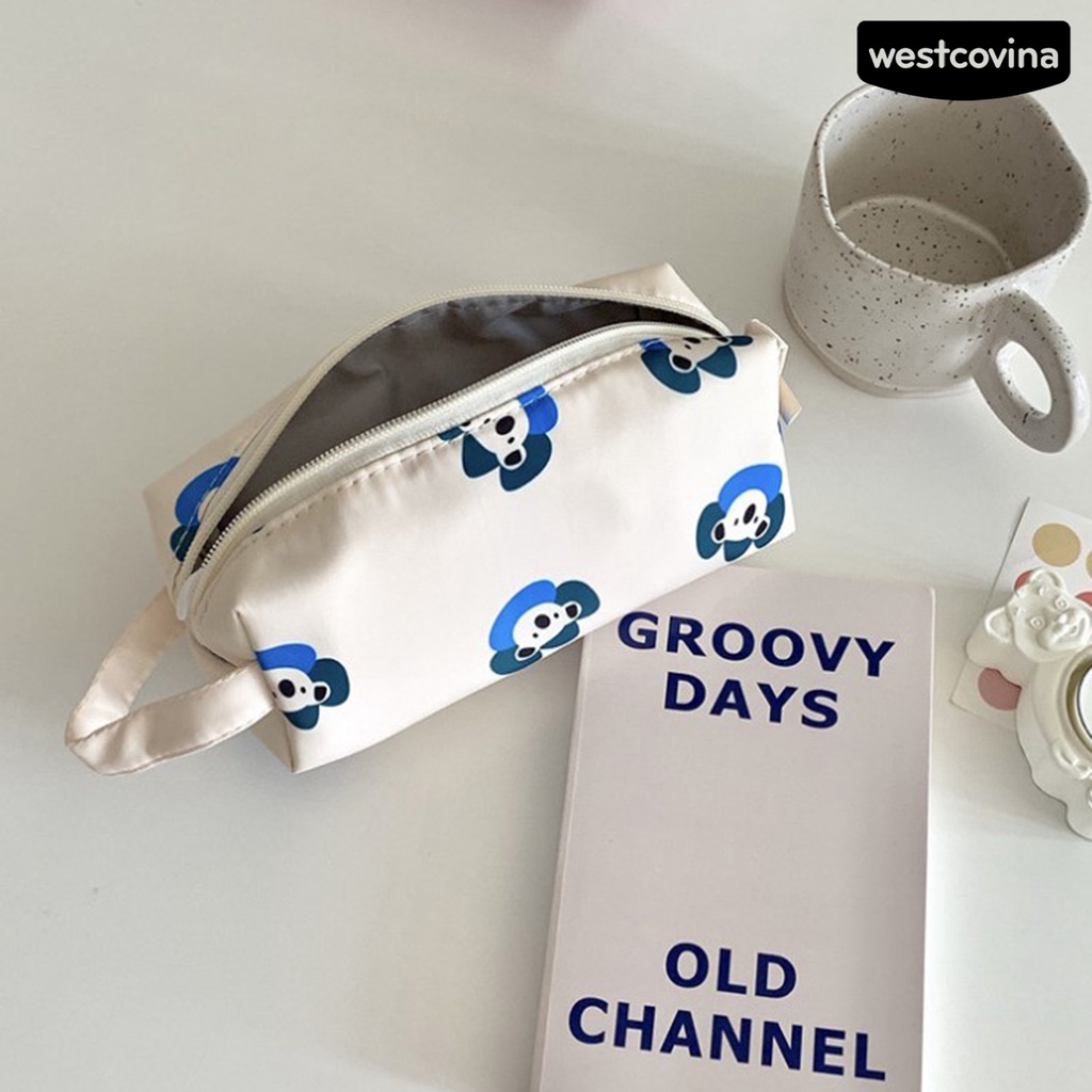 [Hot]✍Bóp Viết Dairy Cow Bằng Nylon Đựng Đồ Trang Điểm Cho Học Sinh