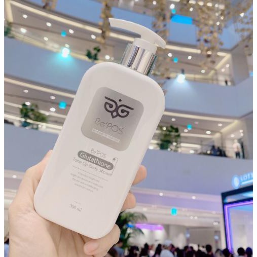 Sữa tắm dưỡng trắng da toàn thân, sữa tắm ủ trắng toàn thân Be’POS Glutathione Whitening Body Shower chính hãng Hàn Quốc