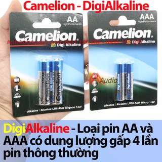 Pin AA Camelion và AAA loại DigiAlkaline dung lượng lớn