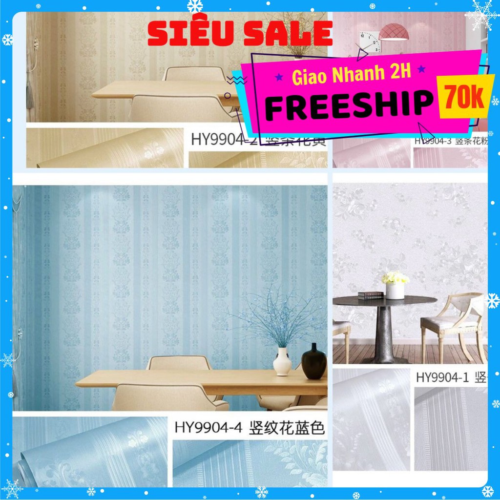 10M giấy dán tường hoa văn nổi sọc (nhiều mẫu) cao cấp keo sẵn khổ 45cm | BigBuy360 - bigbuy360.vn