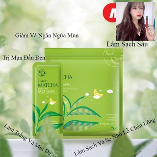[BỊCH 15 GÓI] Mặt nạ ngủ matcha trà xanh LAIKOU