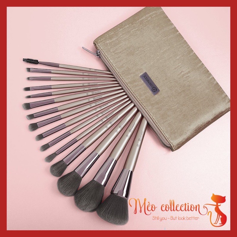 [TÁCH LẺ] Cọ BH Cosmetics - Lavish Elegance 15-Piece Brush Set