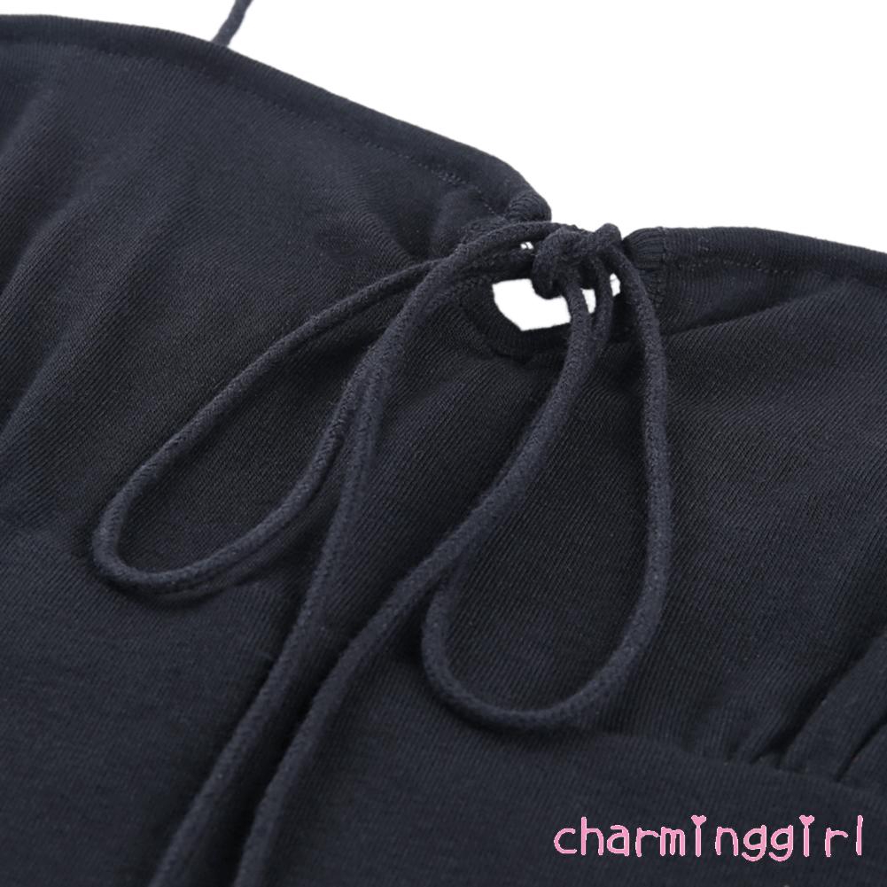 Đầm 2 dây màu trơn ôm dáng quyến rũ dành cho nữ