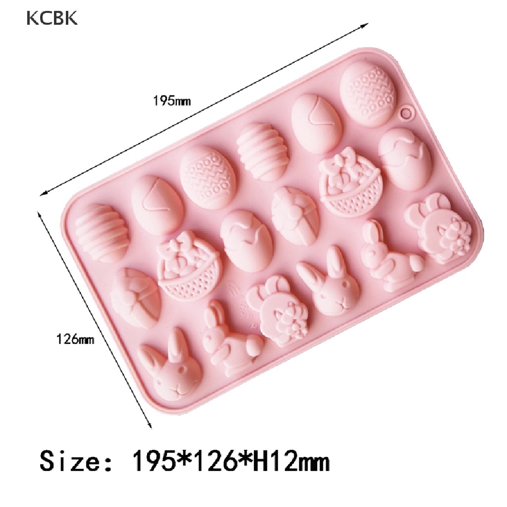 Khuôn Silicone Làm Bánh Kẹo Hình Thỏ Phục Sinh