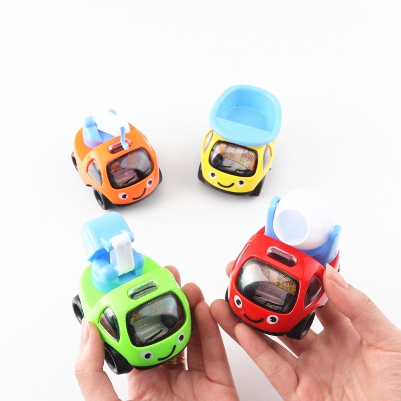 Đồ chơi xe ô tô mini mô hình công trường chạy đà - Nhựa ABS an toàn - Đồ chơi xe mô hình KG15