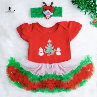 set váy noel, giáng sinh cho bé chất vải siêu mềm
