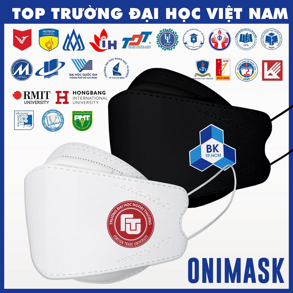 Khẩu trang Top Đại Học Việt Nam (10 cái)