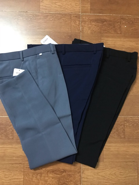 Quần âu nam vải trơn co giãn phong cách hàn quốc | BigBuy360 - bigbuy360.vn