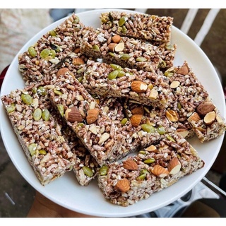 Thanh gạo lức mix hạt 500gr